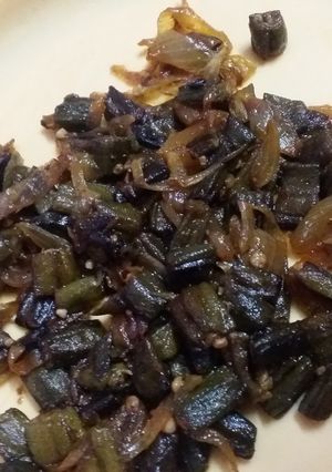 A picture of Bhindi Fry.