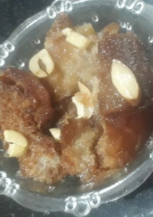 A picture of Pav ka meetha.