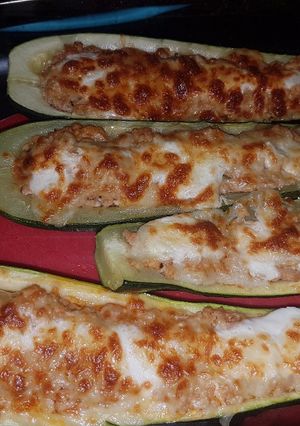 Töltött cukkini recept fotója