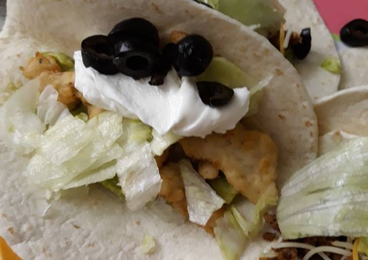 Steps to Make Super Quick Fresh Fish Soft Taco while on vacation