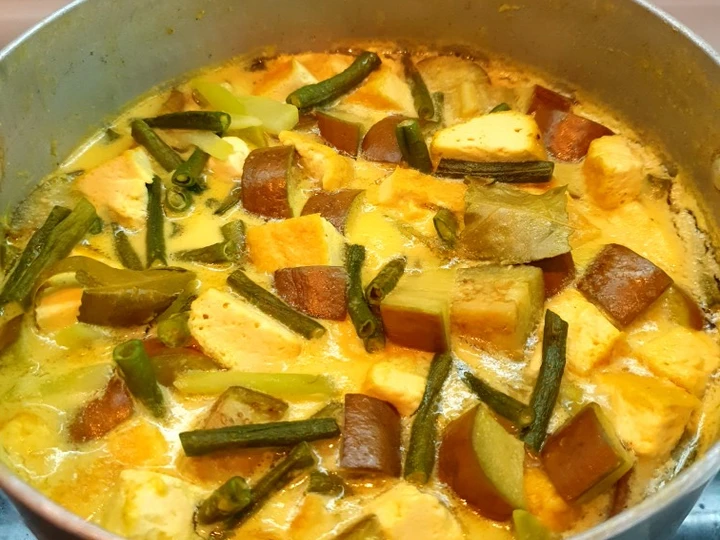 Recipe Sayur Lodeh Kacang Panjang + Terong + Labu Siam + Tahu the So Delicious So Delicious