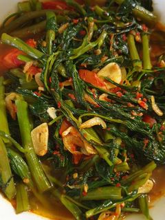 Foto resep Cah kangkung ebi
