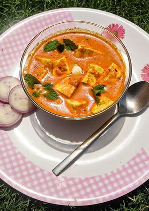 A picture of Shahi paneer recipe.