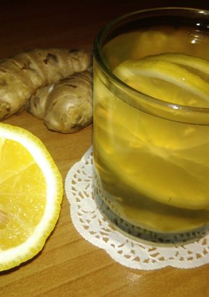 Foto resep Lemon ginger tea untuk Diet