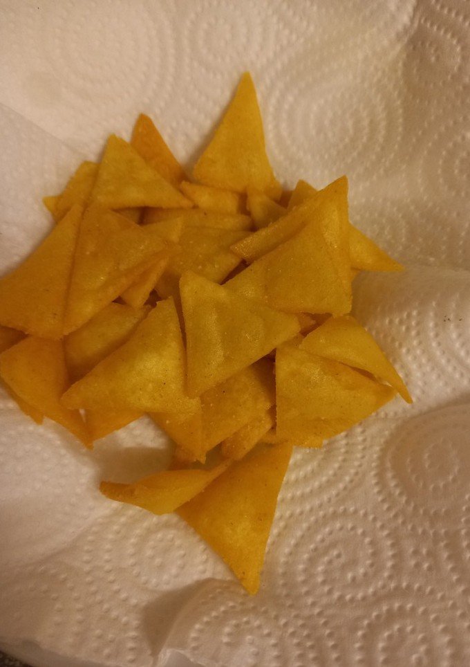 Una foto de Nachos caseros
