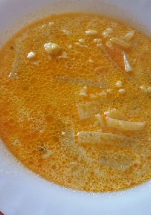 Karalábé leves recept fotója