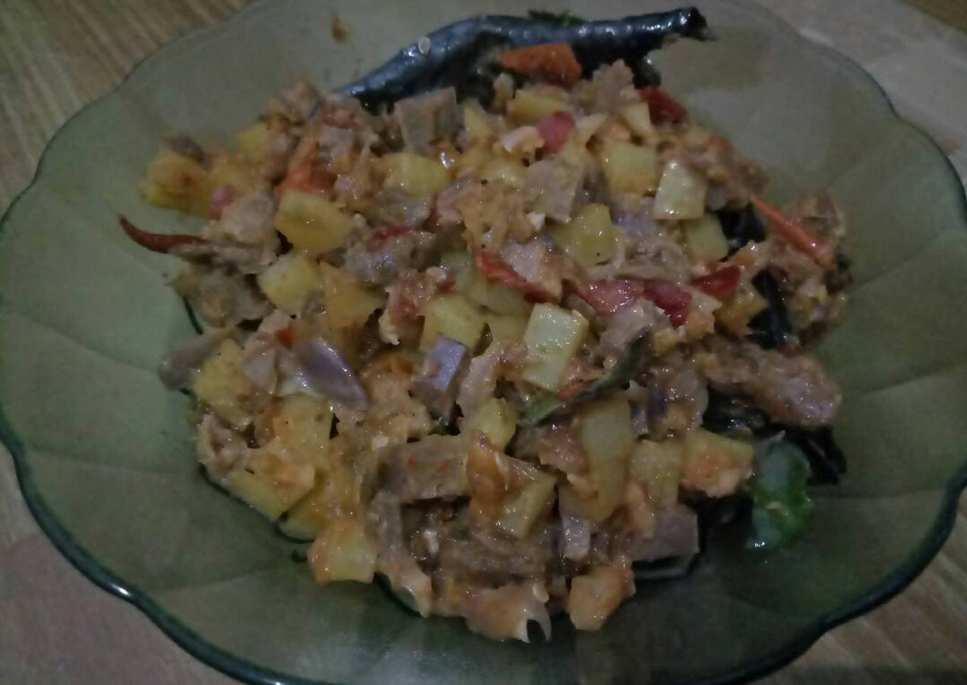 Sambel Goreng Lidah Babi