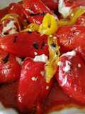Peperoni del pequillo ripieni di baccalà