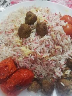 عکسی از دستور سماق پلو (کته)