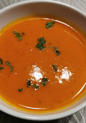 Krémes paradicsom leves recept fotója
