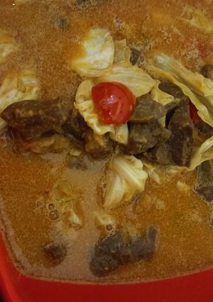 Foto resep Tongseng Paru sapi santan