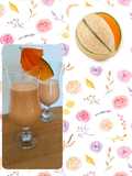 Smoothie melon pêche vanille