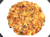 Tortilla de papas con chorizo
