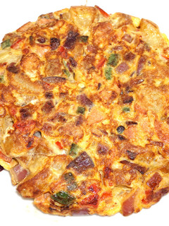 Una foto de Tortilla de papas con chorizo