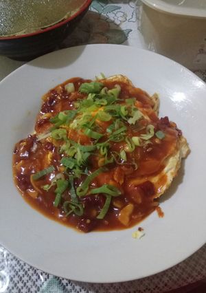 Foto resep Telur mata sapi saos asam manis
