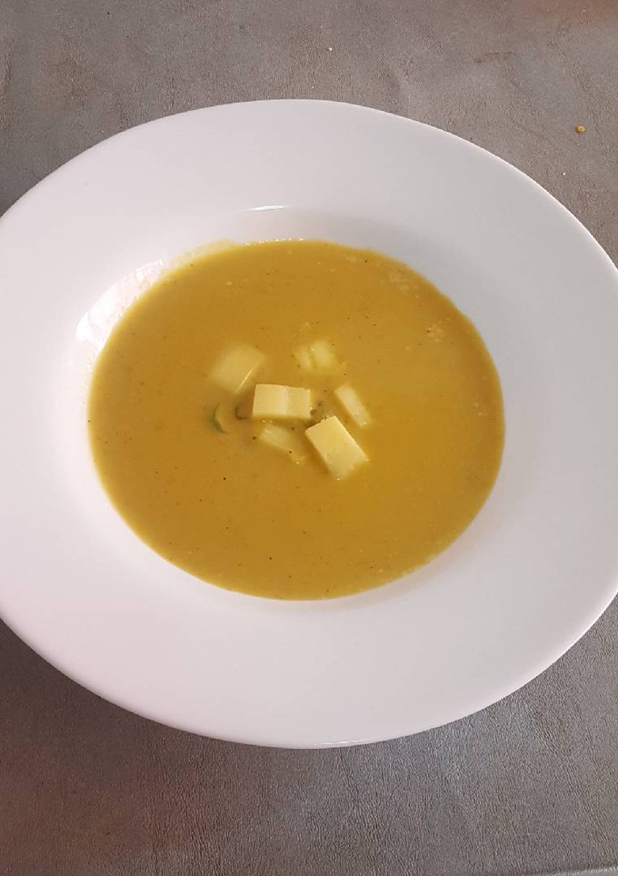 Una foto de Crema de Chile verde