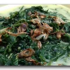 รูปของ Sayur daun singkong bumbu gurih.