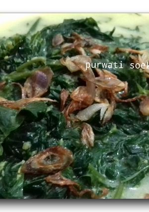 Foto resep Sayur daun singkong bumbu gurih.
