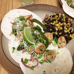 A picture of Mojito Shrimp Tacos.