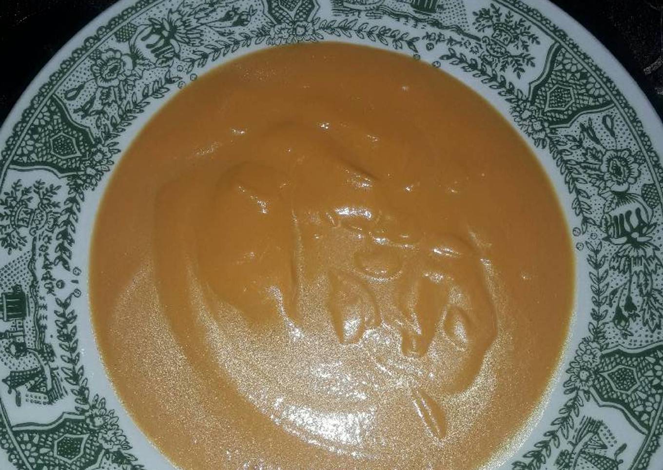 Puré de calabaza y patata roja