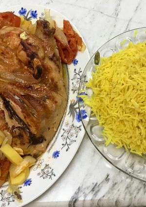 صورة لوصفة تبسي دجاج على طريقتي