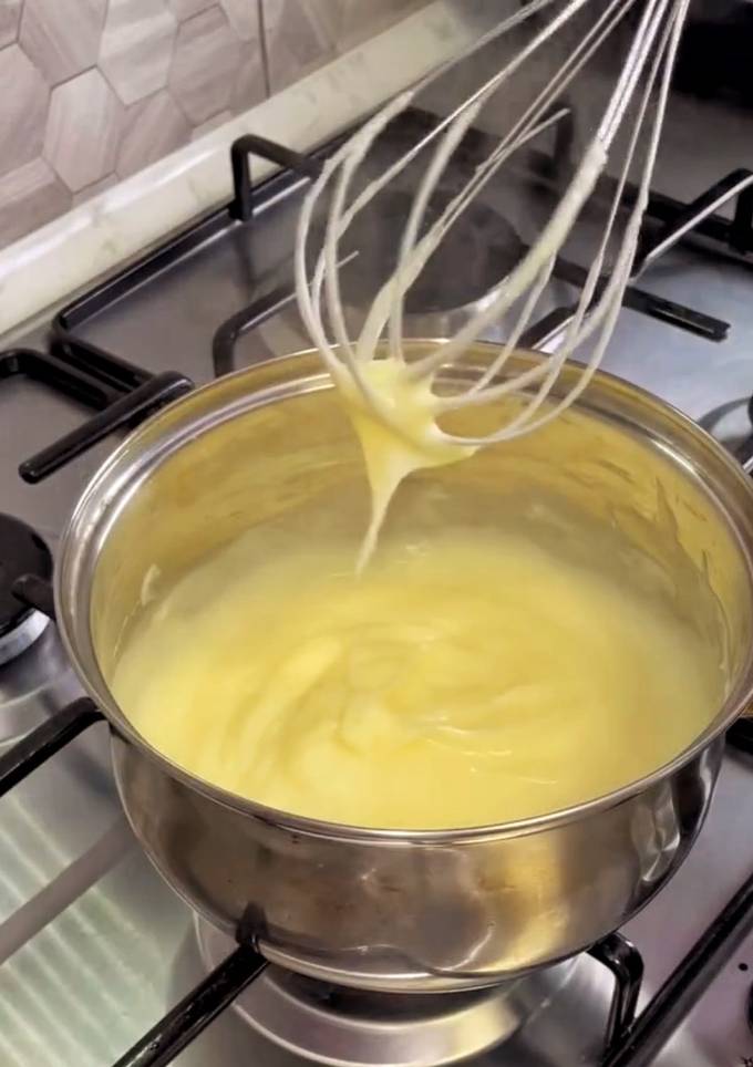Заварний крем для Наполеона🧁