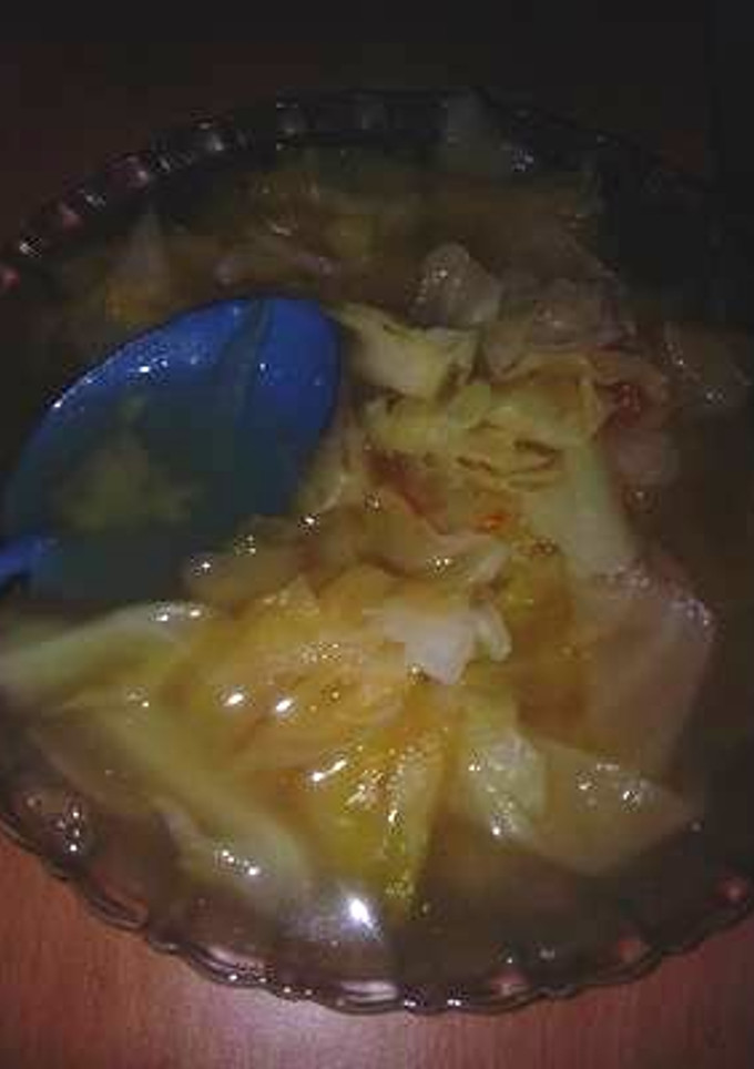Una foto de Sopa de col
