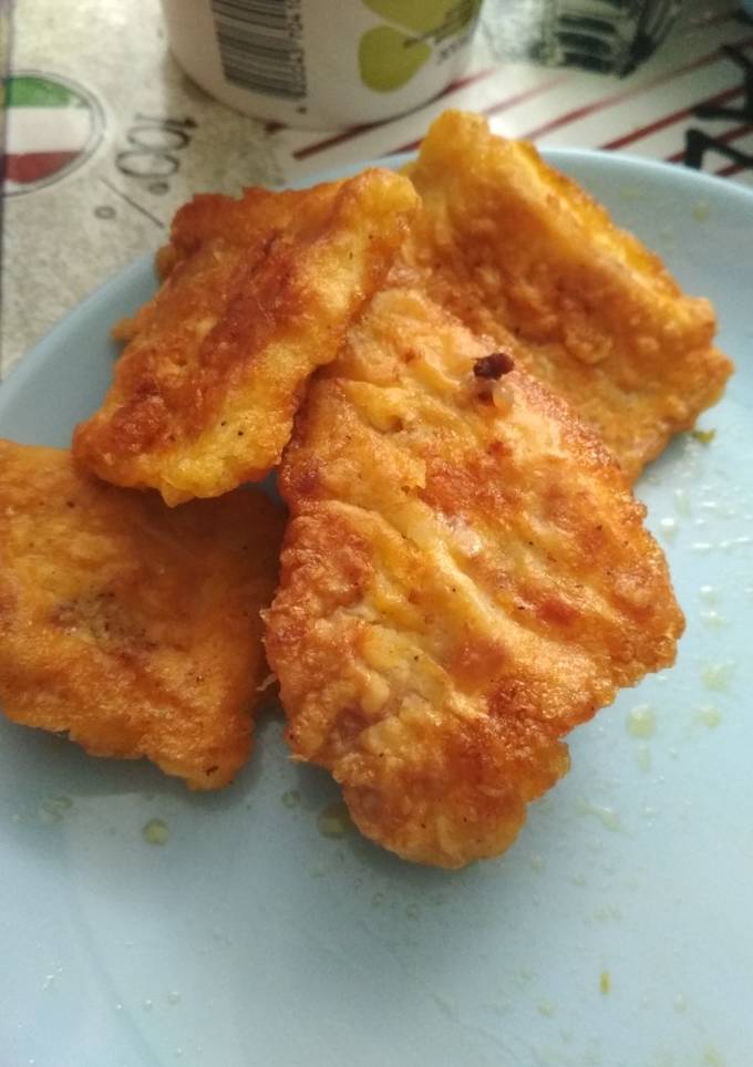 Жарений хек