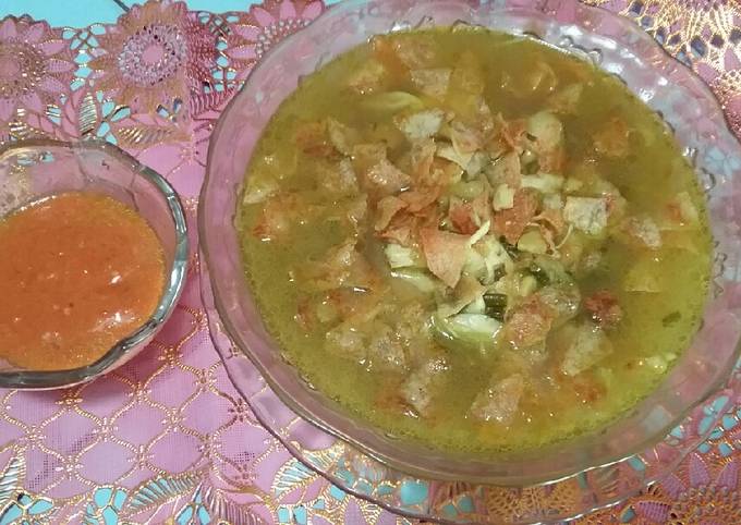 Cara Praktis Bikin Soto ayam klasik sambel kemiri warisan ibu Anti Gagal