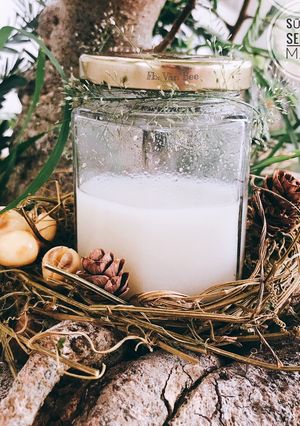 Hình của món Ăn dặm -Sữa yến mạch hạt sen.