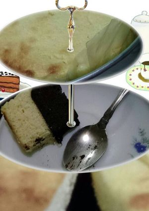 Foto resep Flourless brownies cheese cake (keto)
