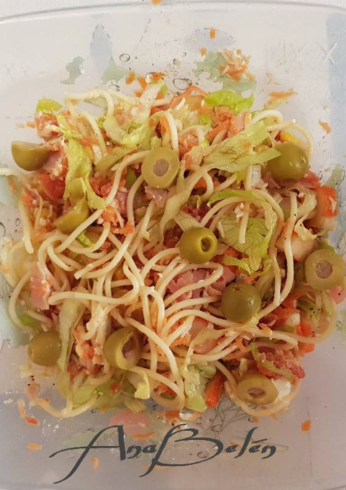 Una foto de Ensalada de pasta