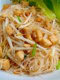 Vegetarian Pad Thai with Rice Vermicelli