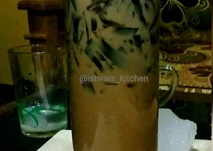 Resep 08. Es cappucino cincau, Enak