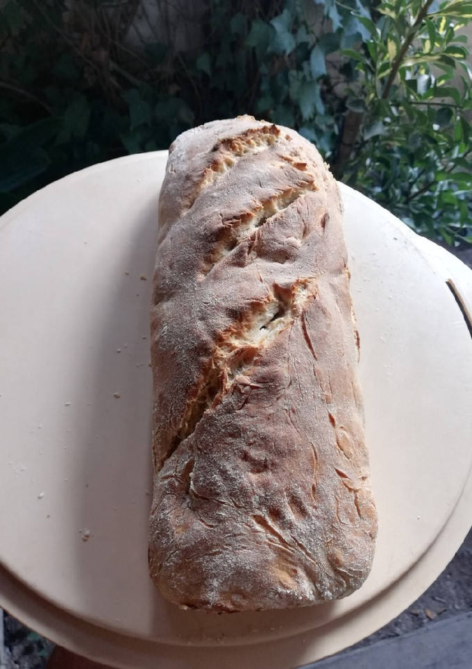 Una foto de Pan blanco casero
