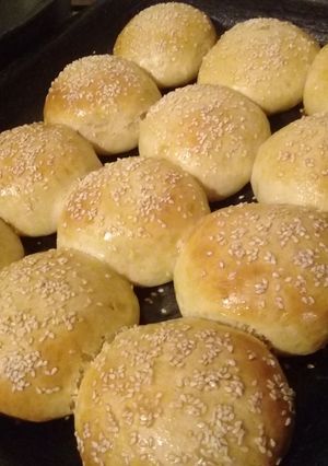 Una foto de Pan brioche para hamburguesas