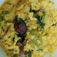 A picture of 3 colour recipe Daal.