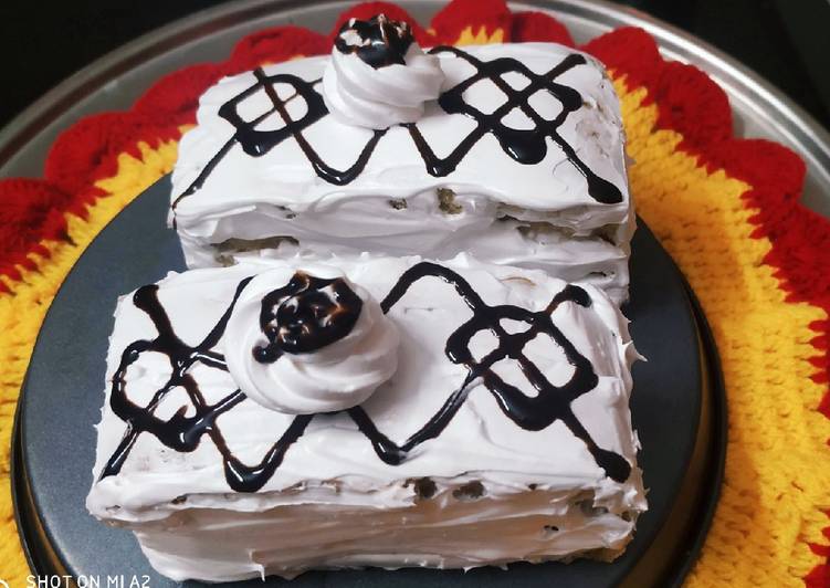 Recipe of Ultimate Eggless vanilla pastry cake