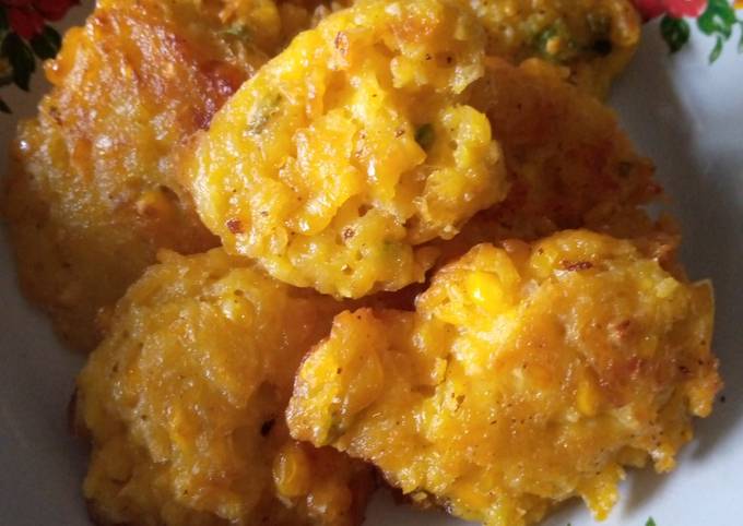 Cara Bikin Bakwan jagung nyesss. Yang Mudah