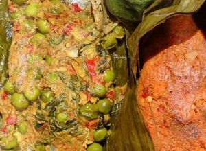 Foto resep Pepes makerel daun singkong