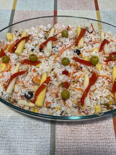 Una foto de Ensaladilla de arroz