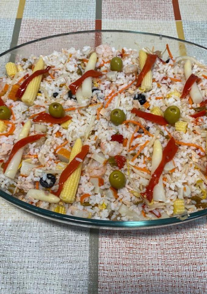 Una foto de Ensaladilla de arroz