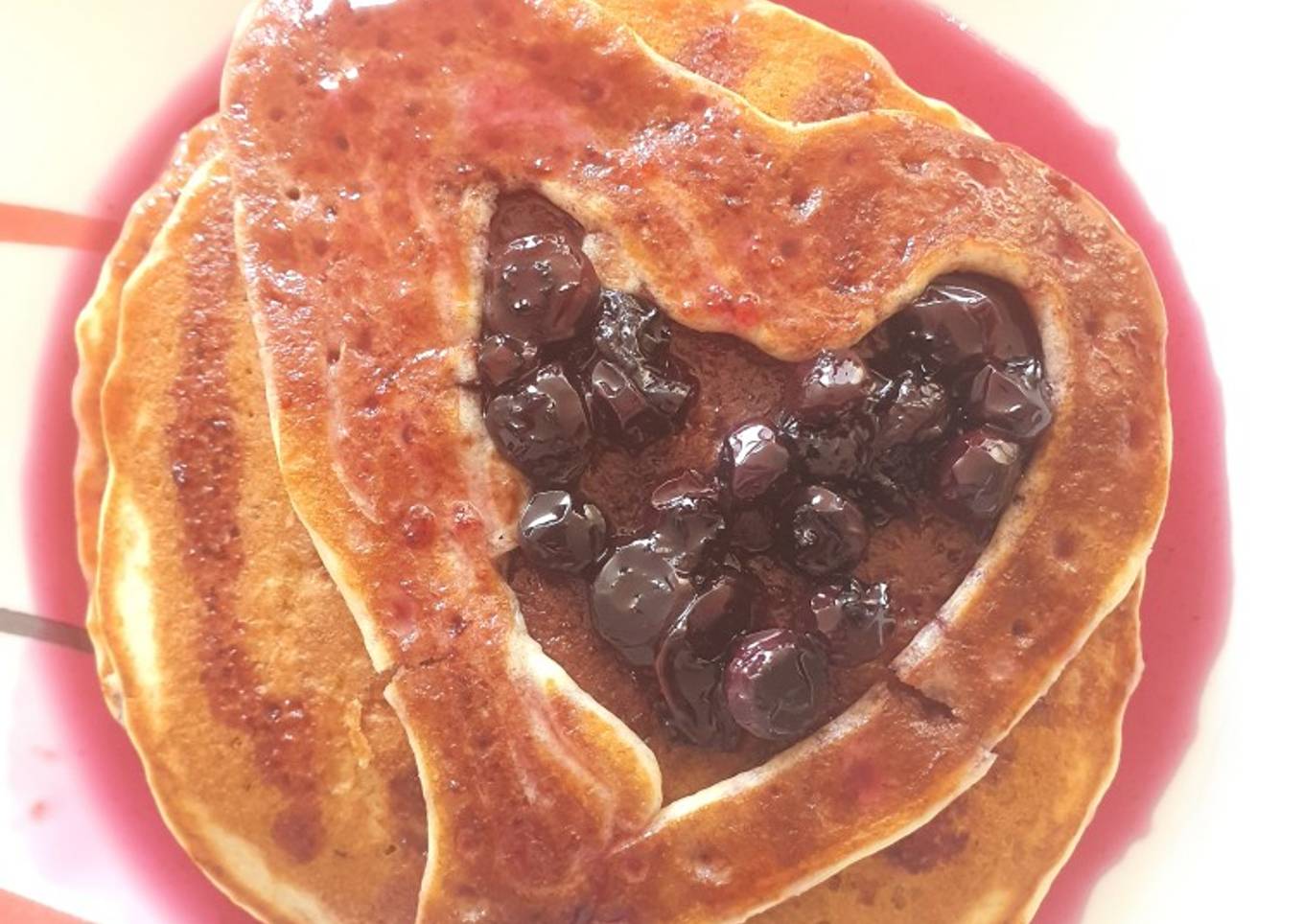Blueberry pancakes
