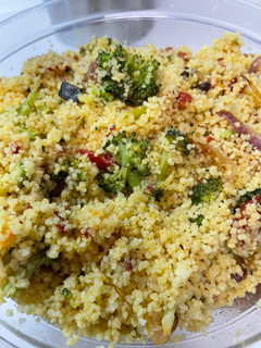 Una foto de Cous Cous con verduras