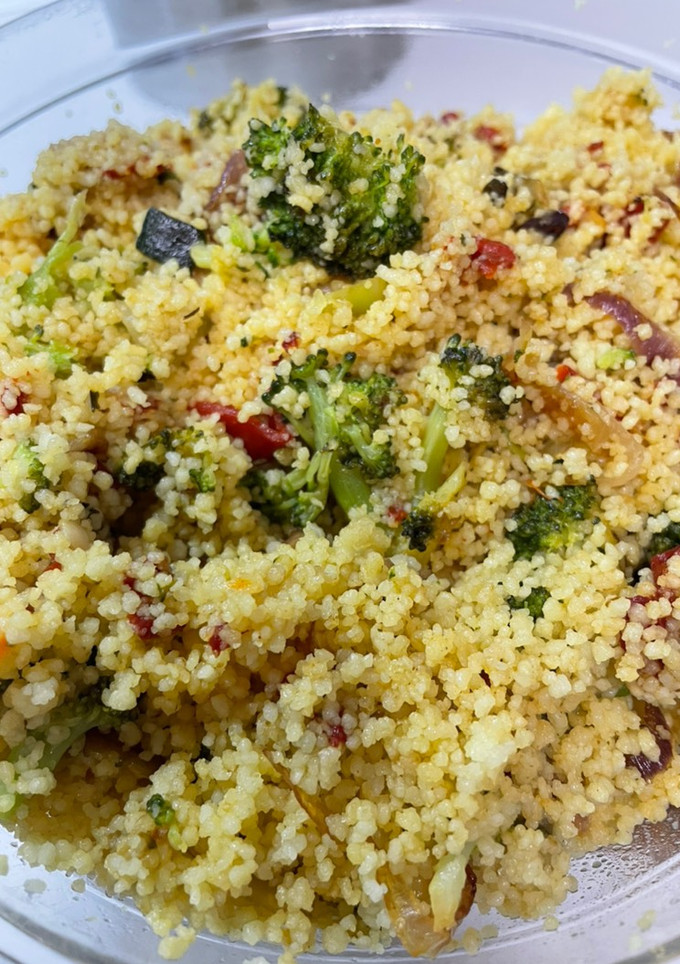 Una foto de Cous Cous con verduras