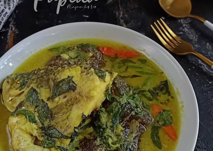 Resep Papeda kuah kuning Anti Gagal