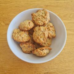 Banana Cookies with Oats A picture of Banana Cookies with Oats.