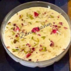 A picture of Rice Flour Pudding:(Firni):.