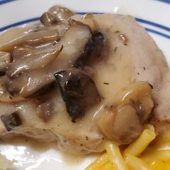 A picture of My Baked Cream Of Mushroom Pork Chops.