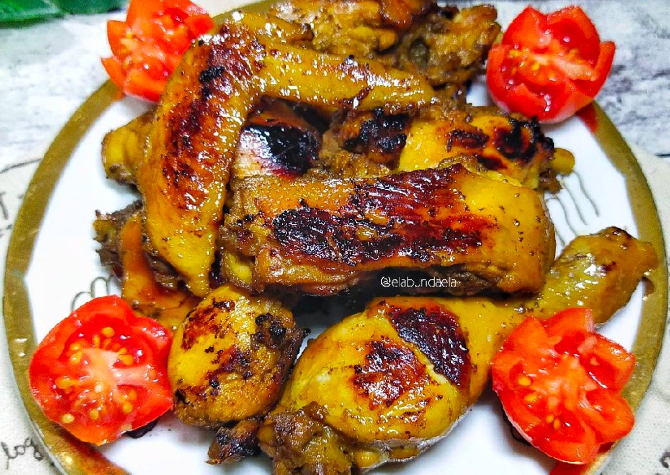 Ayam bakar dengan kecap